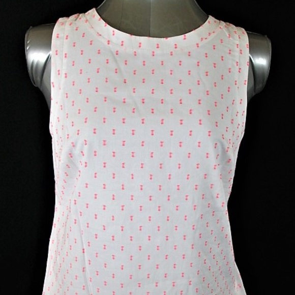 VINEYARD VINES WOMENS Sz 6 PLEATED BACK TOP (U)E1 - Picture 1 of 7